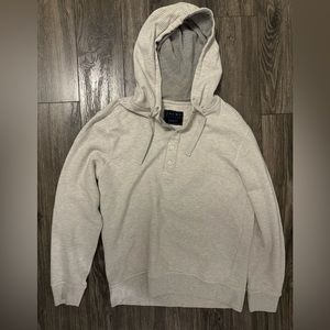 Jachs New York Ivory Striped Men’s Fleece Hoodie